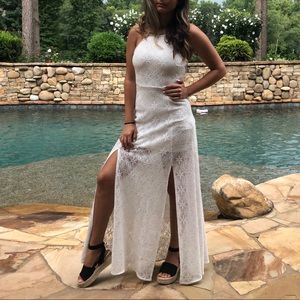 American Threads white lace dress